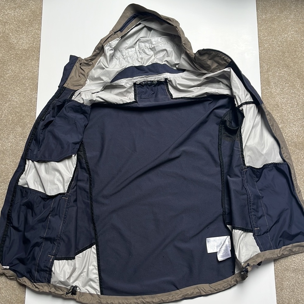Navy/Tan Helly Hansen Rain Jacket - image 2